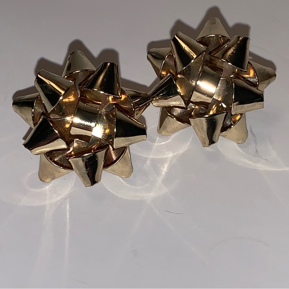 Gold Bow Women’s Earrings